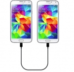 Samsung Power Sharing Cable EP-SG900UW - microUSB кабел за зареждане на едно устройство от друго (бял) 2