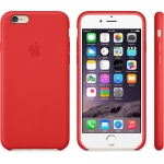 Apple iPhone Case - оригинален кожен кейс (естествена кожа) за iPhone 6, iPhone 6S (червен) 5