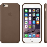Apple iPhone Case - оригинален кожен кейс (естествена кожа) за iPhone 6, iPhone 6S (кафяв) 1