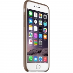 Apple iPhone Case - оригинален кожен кейс (естествена кожа) за iPhone 6, iPhone 6S (кафяв) 4