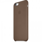 Apple iPhone Case - оригинален кожен кейс (естествена кожа) за iPhone 6, iPhone 6S (кафяв) 2