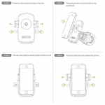 iOttie Easy One Touch Universal Bike Mount Holder - стабилна поставка за кормилото на велосипед за смартфони до 7.6 см. ширина  4