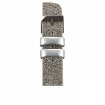Casemate Brilliance Leather Strap - луксозна кожена (естествена кожа) каишка за Apple Watch 38мм, 40мм (сребрист) 2