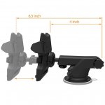 Retractable Universal Holder - иновативна поставка за кола и гладки повърхности за смартфони до 8.4 см. ширина 1