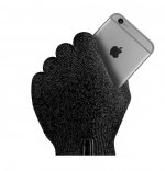 Mujjo Single Layered Touchscreen Gloves Size S - качествени зимни ръкавици за тъч екрани (черен) 3