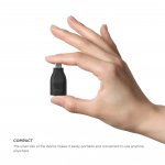 Elago USB-C Male to USB-A 3.0 Female Adapter - USB адаптер за MacBook и устройства с USB-C порт (черен) 1
