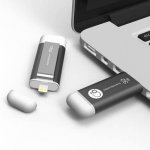 Adam Elements iKlips Lightning 32GB - външна памет за iPhone, iPad, iPod с Lightning (32GB) (тъмносив) 3