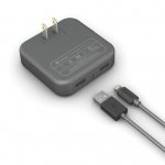 XtremeMac InCharge Home LT 4.2A - комплект захранване с 2 USB изхода, Lightning кабел и преходници за ел.мрежа за цял свят (черен) 3