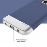 Prodigee Accent Case - поликарбонатов слайдер кейс за Samsung Galaxy S7 (син-сребрист) 5