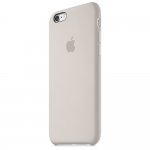 Apple Silicone Case - оригинален силиконов кейс за iPhone 6, iPhone 6S (бежав) 1