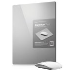 Elago Aluminum Mouse Pad - дизайнерски алуминиев пад за мишка (сив) 4