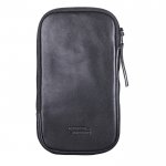 JT Berlin SoftCase Leather M - кожен калъф (естествена кожа) за iPhone 6, iPhone 8, iPhone 7, Galaxy Alpha, Galaxy S5 mini, HTC One Mini 2 (черен) 1