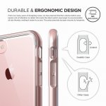 Elago Dualistic Case - хибриден кейс (поликарбонат + TPU) и HD покритие за iPhone 8, iPhone 7 (розово злато) 1