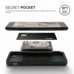 Elago Armor Case - хибриден кейс (поликарбонат + TPU) и HD покритие за iPhone 8, iPhone 7 (черен) 6