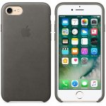 Apple iPhone Leather Case - оригинален кожен кейс (естествена кожа) за iPhone 8, iPhone 7 (сив) 3