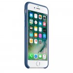 Apple Silicone Case - оригинален силиконов кейс за iPhone 8, iPhone 7 (тъмносин) 1