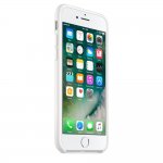 Apple Silicone Case - оригинален силиконов кейс за iPhone 8, iPhone 7 (бял) 1