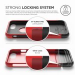 Elago S7 Glide Case + HD Clear Film - поликарбонатов кейс и HD покритие за iPhone 8, iPhone 7 (червен-черен) 1