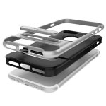 Verus High Pro Shield Case - висок клас хибриден удароустойчив кейс за iPhone 8, iPhone 7 (черен-сребрист) 1