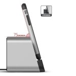 Verus New i-Depot Cradle - док станция за iPhone 8, iPhone 7, 7 Plus, 6/6S, 6 Plus/6S Plus, iPhone 5/5S/5C/SE, iPad mini (всички поколения), iPad Air, iPad 5 (2017)/Air 2, iPad Pro 9.7 (сребриста) 3