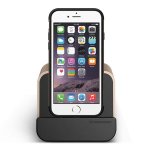 Verus New i-Depot Cradle - док станция за iPhone 8, iPhone 7, 7 Plus, 6/6S, 6 Plus/6S Plus, iPhone 5/5S/5C/SE, iPad mini (всички поколения), iPad Air, iPad 5 (2017)/Air 2, iPad Pro 9.7 (златиста) 2