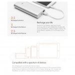 Xiaomi Power Bank 16000 mAh - външна батерия с 2 USB изходa за мобилни телефони и таблети (сребрист) 5