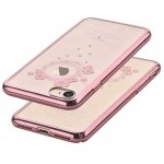 Devia Crystal Garland Case - поликрабонатов кейс за iPhone 8, iPhone 7 (с кристали Сваровски) (розово злато) 1