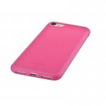 Devia Jelly Slim Leather Case - кожен кейс за iPhone 8, iPhone 7 (розов) 2