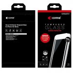 Comma Zenus Full Screen Tempered Glass (0.18 mm) - обхващащо и ръбовете стъклено защитно покритие за дисплея и покритие за задната част за iPhone 8, iPhone 7 (бял) 4