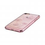 Comma Crystal Flora 360 Case - поликарбонатов кейс за iPhone 8, iPhone 7 (с кристали Сваровски) (розово злато) 2