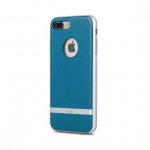 Moshi Napa Case - кожен кейс за iPhone 8 Plus, iPhone 7 Plus (син) 1