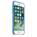 Apple iPhone Leather Case - оригинален кожен кейс (естествена кожа) за iPhone 8, iPhone 7 (морско синьо) 1