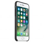 Apple iPhone Leather Case - оригинален кожен кейс (естествена кожа) за iPhone 8, iPhone 7 (черен) 1