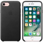Apple iPhone Leather Case - оригинален кожен кейс (естествена кожа) за iPhone 8, iPhone 7 (черен) 2
