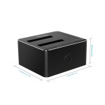 TeckNet UD037 USB 3.0 Hard Drive Docking Station - докинг станция за твърди дискове с две гнезда и USB 3.0 5