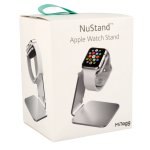 MiTagg NuStand - луксозна алуминиева поставка за Apple Watch (сребриста) 3