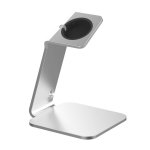 MiTagg NuStand - луксозна алуминиева поставка за Apple Watch (сребриста) 2