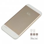 Kit Executive Power Bank 4100mAh - външна батерия 4100mAh с вграден MFI Lightning кабел за Apple продукти (златист) 2