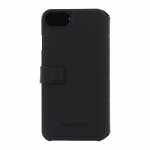 Mercedes-Benz Folio Case - кожен калъф (естествена кожа), тип портфейл за iPhone 8, iPhone 7 (черен) 4