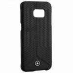 Mercedes-Benz Genuine Leather Hard Case - дизайнерски кожен кейс за Samsung Galaxy S7 Edge (черен) 2