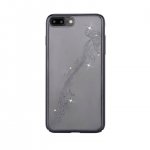 Devia Crystal Papillon Case - поликрабонатов кейс за iPhone 8 Plus, iPhone 7 Plus (с кристали Сваровски) (черен) 1