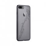 Devia Crystal Papillon Case - поликрабонатов кейс за iPhone 8 Plus, iPhone 7 Plus (с кристали Сваровски) (черен) 2