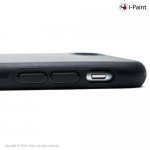 iPaint Black Leather Case - кожен кейс за iPhone 8, iPhone 7 (черен) 3
