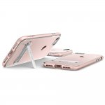Spigen Crytal Hybrid Case - хибриден кейс с поставка и висока степен на защита за iPhone 8, iPhone 7 (роз. злато-прозрачен) 8
