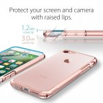 Spigen Ultra Hybrid Case - хибриден кейс с висока степен на защита за iPhone 8, iPhone 7 (роз.злато-прозрачен) 1