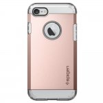 Spigen Tough Armor Case - хибриден кейс с най-висока степен на защита за iPhone 8, iPhone 7 (розово злато) 3