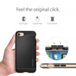 Spigen Neo Hybrid Case - хибриден кейс с висока степен на защита за iPhone 8, iPhone 7 (черен-златист) 5