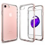 Spigen Neo Hybrid Case Crystal - хибриден кейс с висока степен на защита за iPhone 8, iPhone 7 (прозрачен-розово злато) 7