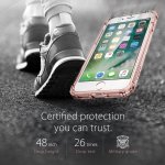 Spigen Crystal Shell Case - хибриден кейс с висока степен на защита за iPhone 8, iPhone 7 (прозрачен-розово злато) 13