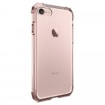 Spigen Crystal Shell Case - хибриден кейс с висока степен на защита за iPhone 8, iPhone 7 (прозрачен-розово злато) 8